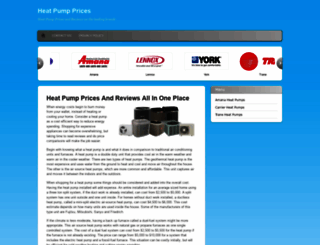heat-pump-prices.net screenshot