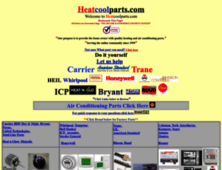 heatcoolparts.com screenshot