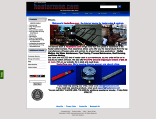 heaterzone.com screenshot