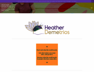 heatherdemetrios.com screenshot