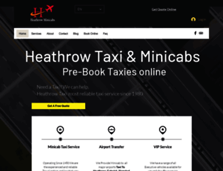 heathrow-minicabs.com screenshot