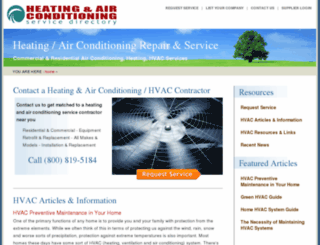 heating-airconditioning-service.com screenshot