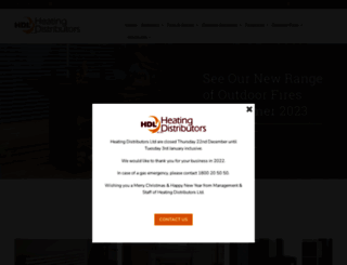 heating-distributors.ie screenshot