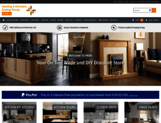 heatingandkitchens.co.uk screenshot