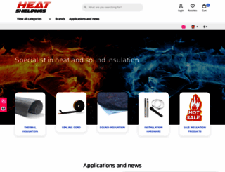 heatshieldings.com screenshot