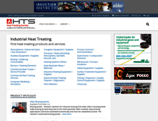 heattreatingdirectory.com screenshot