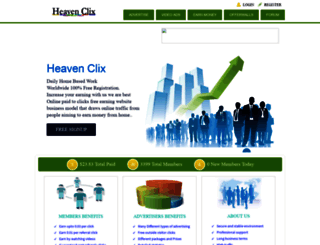 heavenclix.com screenshot