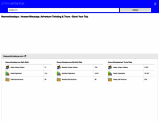 heavenhimalaya.com.prostats.org screenshot