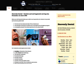 heavenly-dental.com screenshot