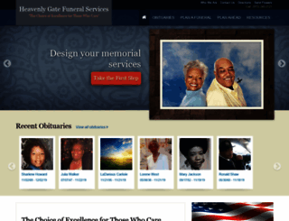heavenlygatefuneralservices.com screenshot