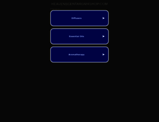 heavenscentaromashop.com screenshot