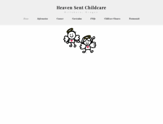 heavensentchildcare.net screenshot