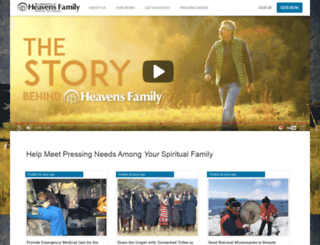 heavensfamily.org screenshot