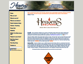 heavenshelpers.org screenshot