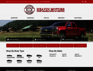heavinmotors.com screenshot