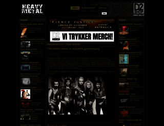 heavymetal.no screenshot