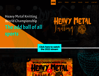 heavymetalknitting.com screenshot