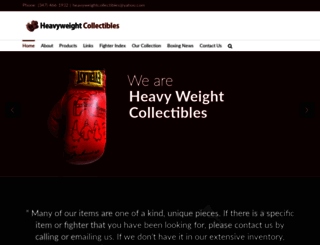 heavyweightcollectibles.com screenshot