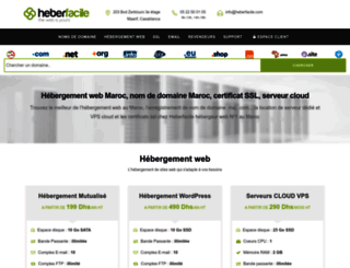 heberfacile.com screenshot