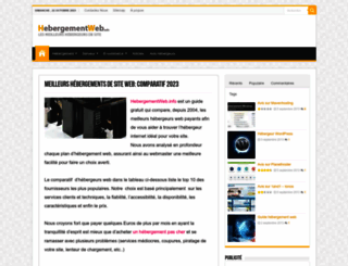 hebergementweb.info screenshot
