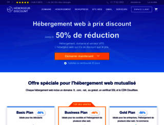 hebergeur-discount.com screenshot