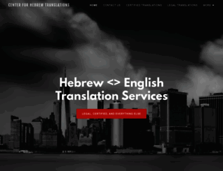 hebrewtranslationservices.com screenshot