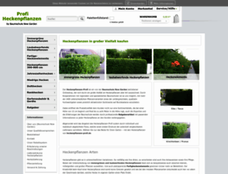 heckenpflanzen-profi.de screenshot