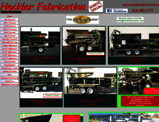 hecklerfabrication.com screenshot