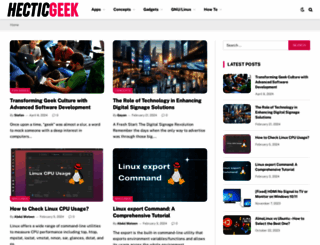hecticgeek.com screenshot
