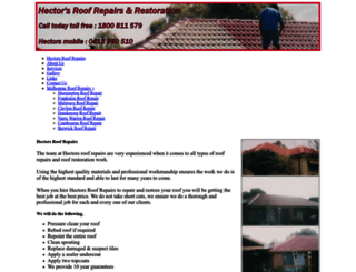 hectorsroofrepairs.com screenshot