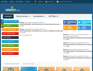 hedefaof.com screenshot