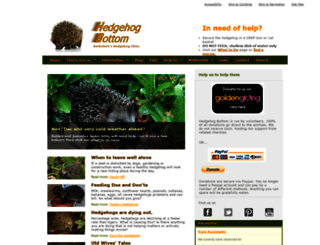 hedgehog-rescue.org.uk screenshot