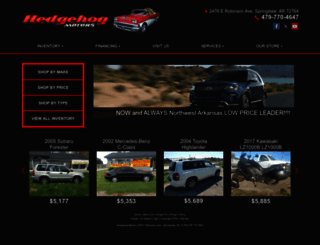 hedgehogmotors.com screenshot