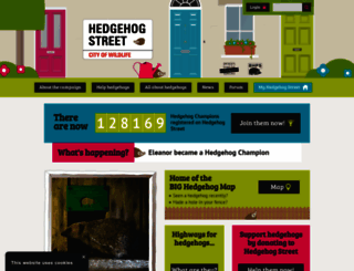 hedgehogstreet.org screenshot