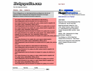 hedgepedia.com screenshot