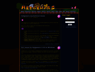 hedgewars.org screenshot