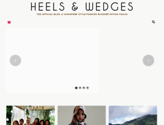 heelsandwedges.com screenshot