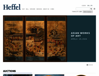 heffel.com screenshot