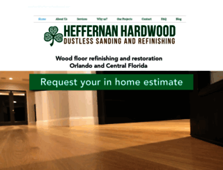 heffernanhardwood.com screenshot