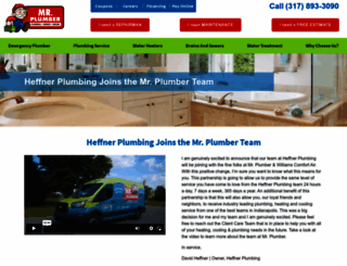 heffnerplumbing.com screenshot