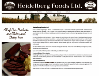 heidelbergfoods.com screenshot