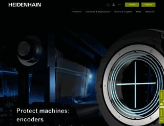 heidenhain.com screenshot