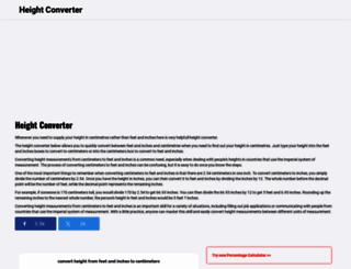 height-converter.com screenshot