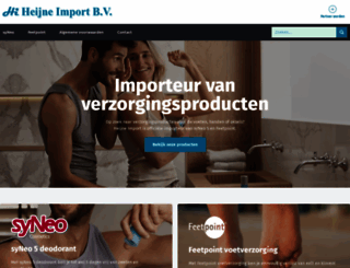 heijne-import.nl screenshot