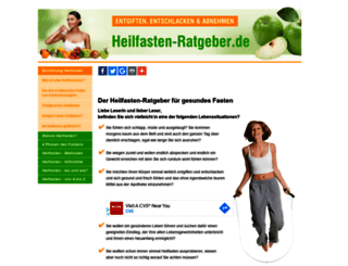 heilfasten-ratgeber.de screenshot