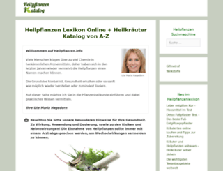 heilpflanzen-suchmaschine.de screenshot