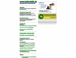heilpraktik.de screenshot