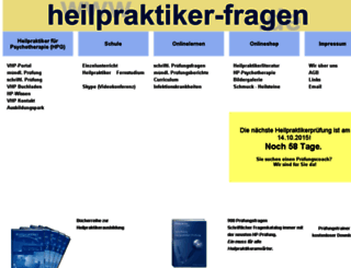 heilpraktiker-fragen.de screenshot