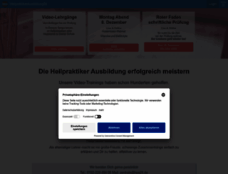 heilpraktikerausbildung24.de screenshot