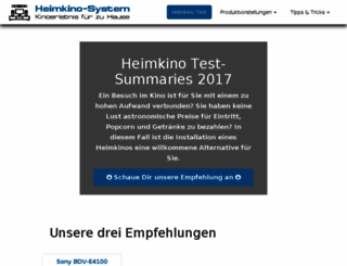 heimkinos-test.de screenshot